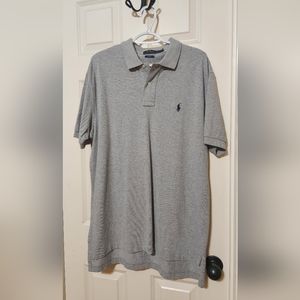 Men's Gray Ralph Lauren Polo Sz L